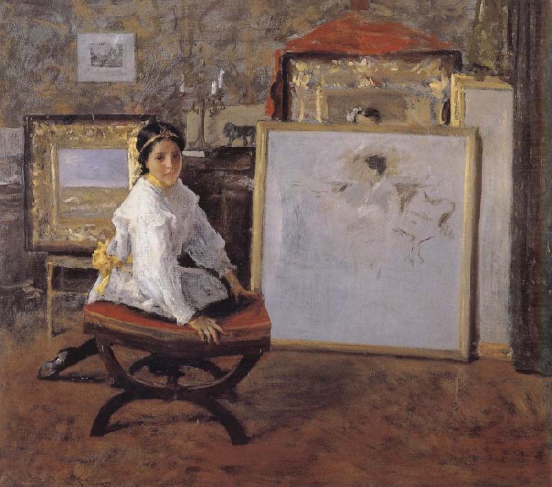 William Merrit Chase Did you speak to me china oil painting image